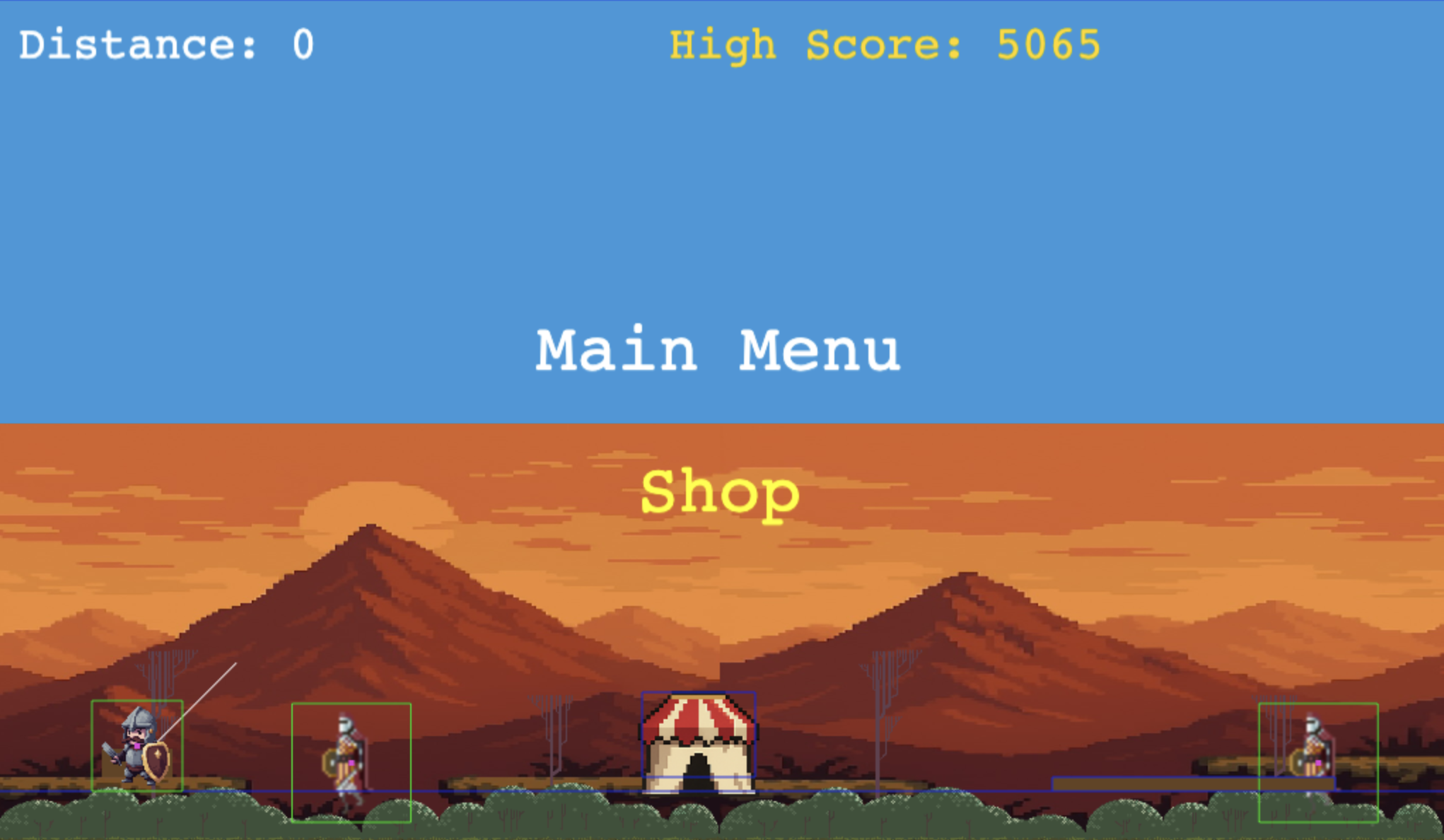 Knight Launcher Game